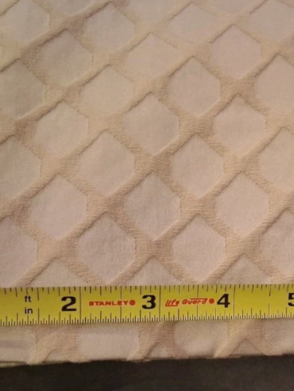 Banana Republic Camden Jacquard Beige Ankle Pant Size 4 Diamond Mid Rise - Picture 16 of 16